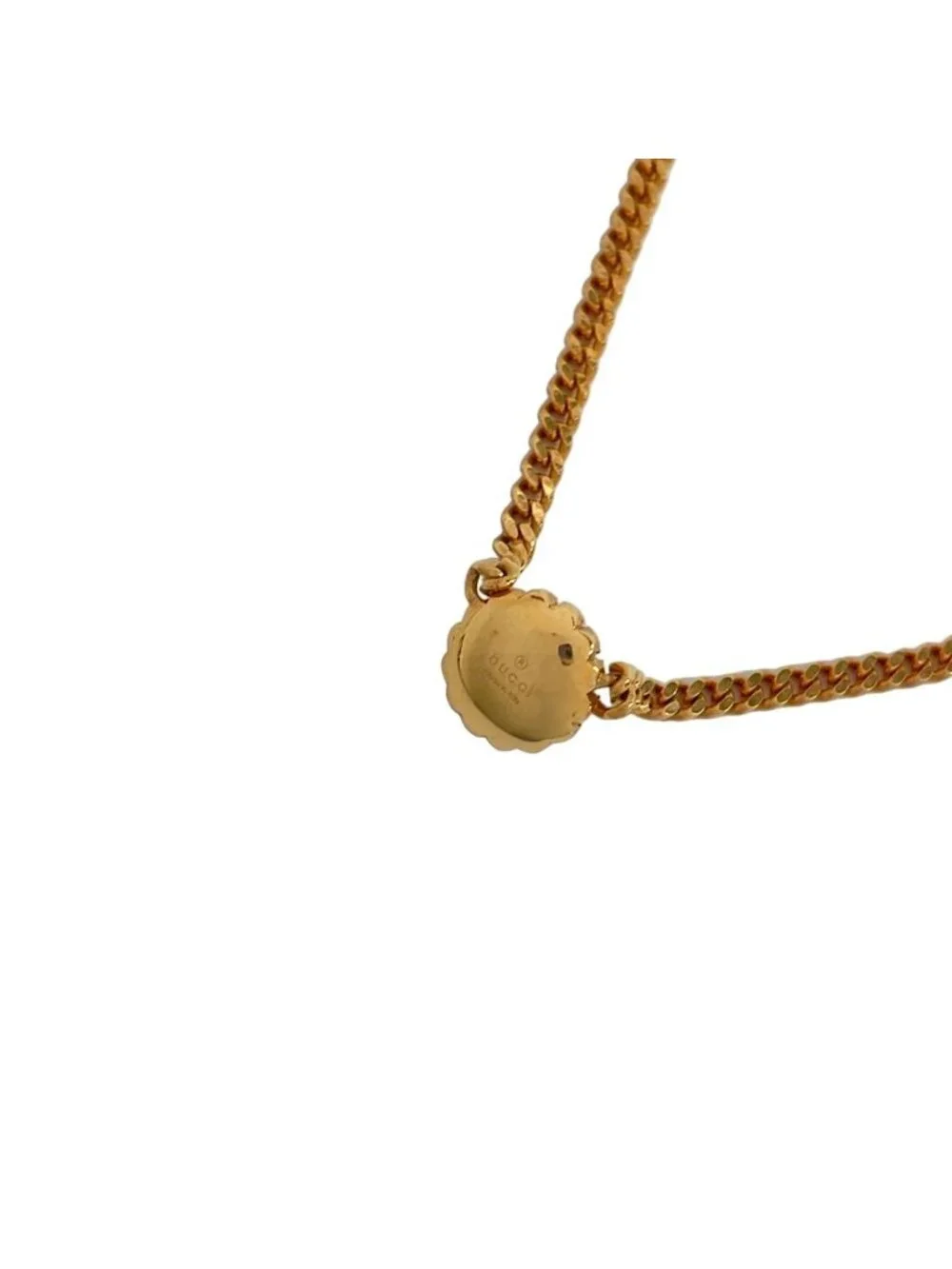 Gucci Necklace Double Pink Gold White